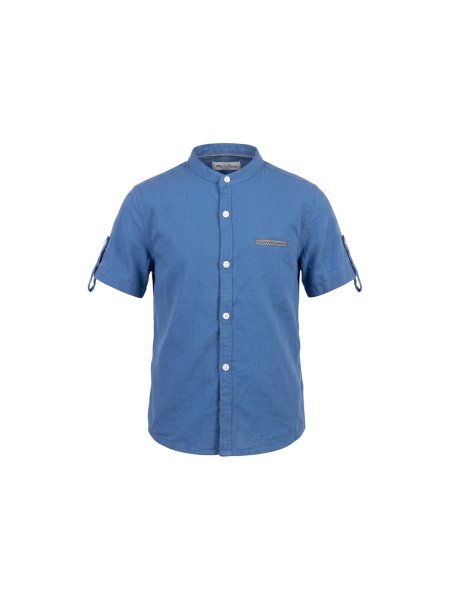 Linen-Blend Shirt