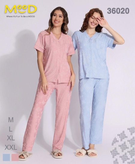Jacquard Pajama Set - 36020