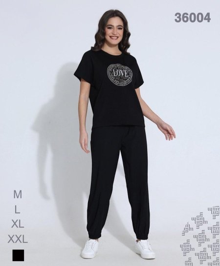 Casual Black Set - 36004