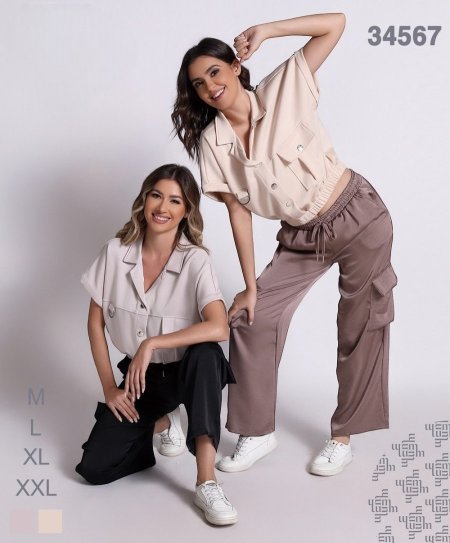 Street Luxe – Utility Chic Set - 34567