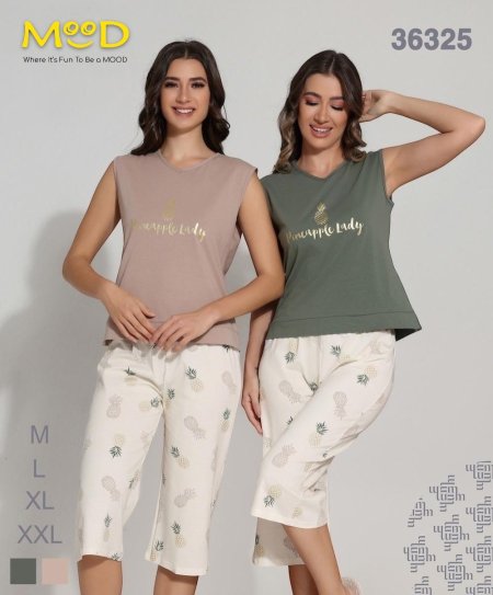 Pineapple Capri Set - 36325