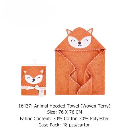 Fox Hooded Baby Towel