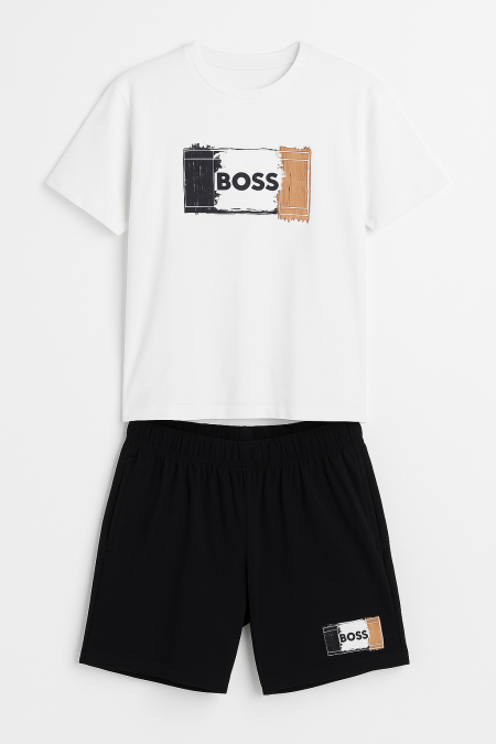 BOSS Brushed Patch Lounge Set