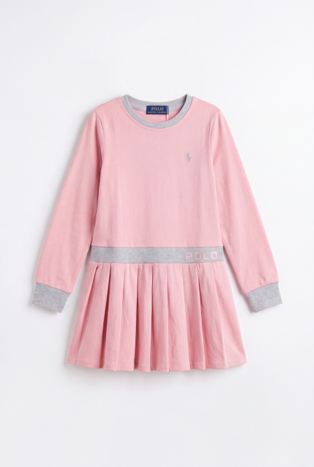 فستان بناتي POLO بقصّة Pleated ( بليسيه )