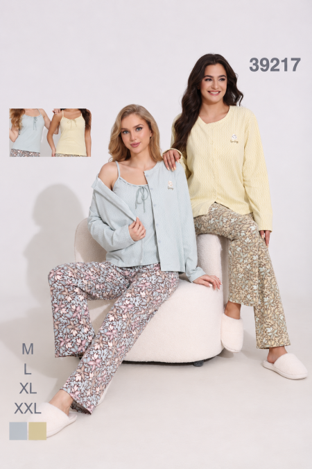 Floral 3-Piece Lounge Set