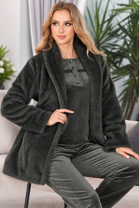 Luxury Velvet & Plush Robe Set
