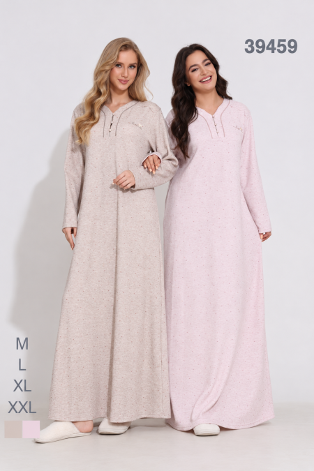 Classic Henley Long Nightdress