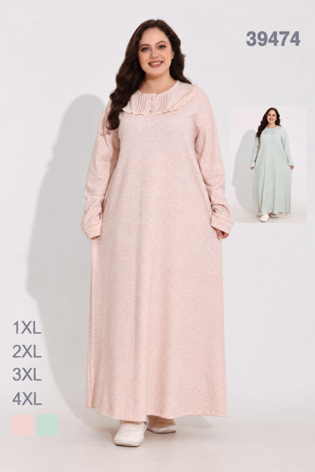 Lace Detail Maxi Nightdres