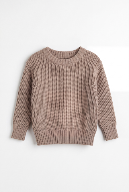 Pullover Chunky Textured Knit Sweater