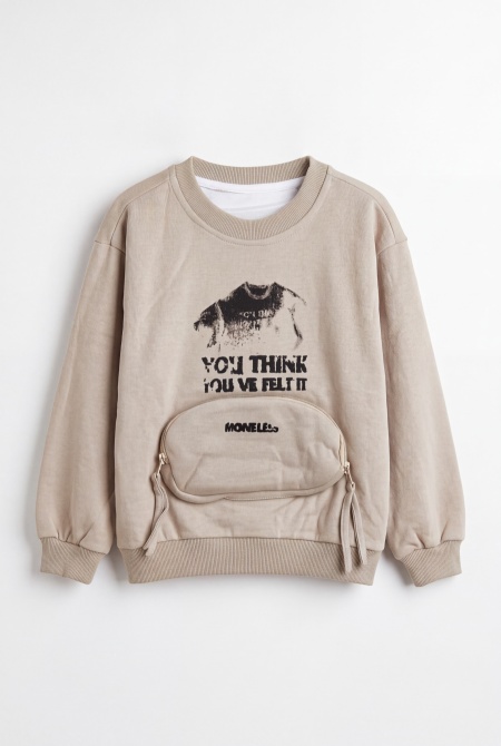 Graphic Utility Pocket Sweatshirt