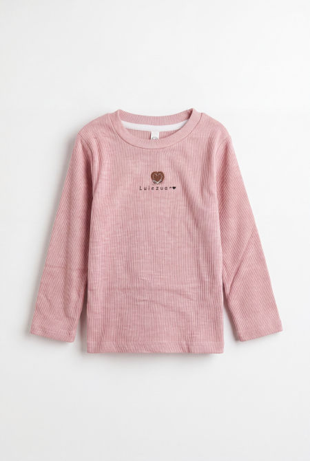 Ribbed Heart – Classic Long Sleeve