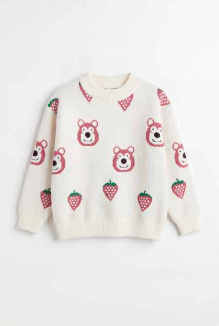 Strawberry Bear Knit