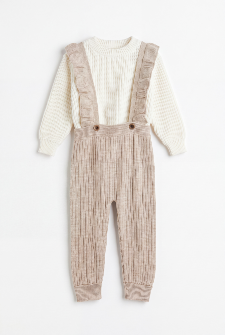 Oatmeal Beige & Ivory