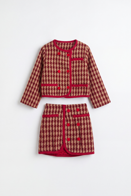 Classic Tweed Jacket & Skirt Set