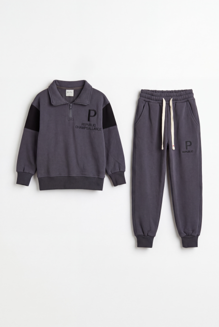 Republic Half-Zip Color Block Tracksuit