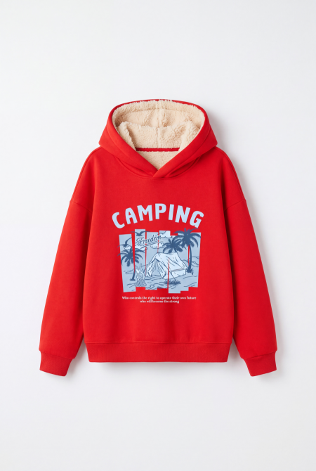 Camping Sherpa-Lined Hoodie