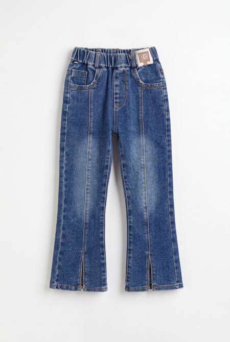 Flared Denim – Front Slit