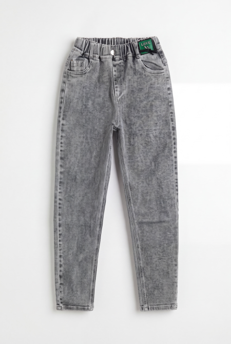 Tapered Fit – Grey Washed Denim