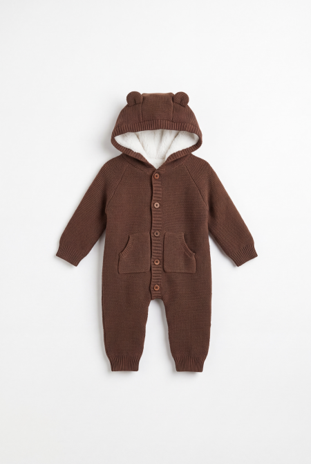 Teddy Bear Knitted Romper