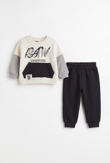 RAW – Color Block Casual Set