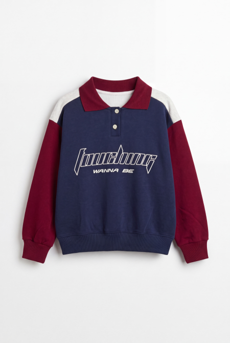 Navy / Burgundy / Off-White