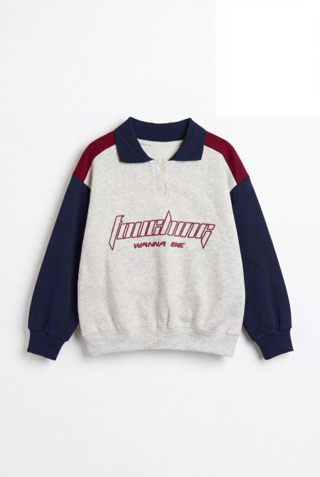 Light Grey / Navy / Burgundy