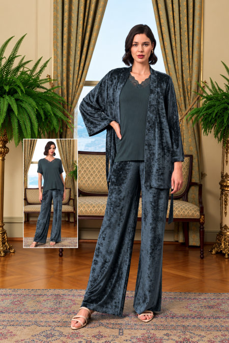 Velvet Lace 3-Piece Lounge Set