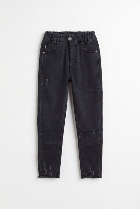 Washed Black Slim Fit Jeans
