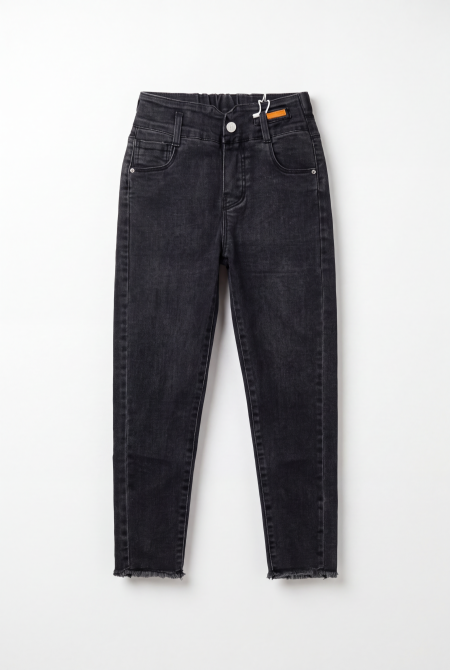 Black Washed Slim Fit Jeans