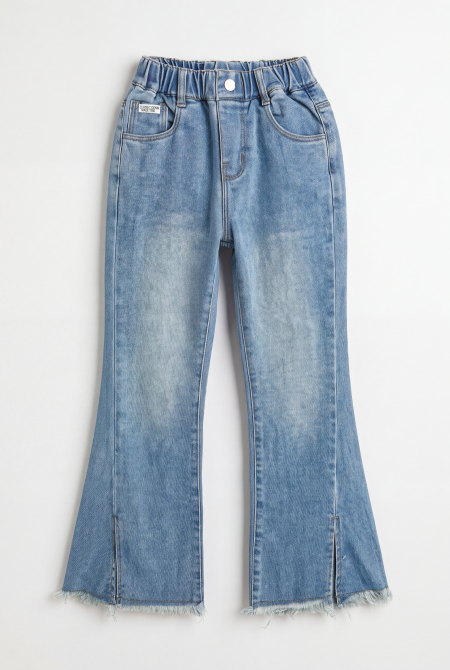 High-Waist Flared Jeans