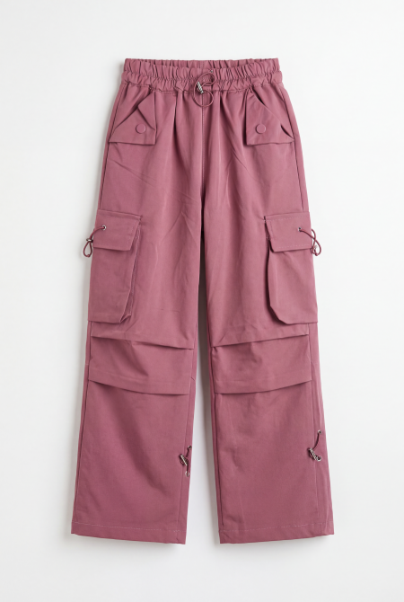 Wide Leg Utility Cargo Pants